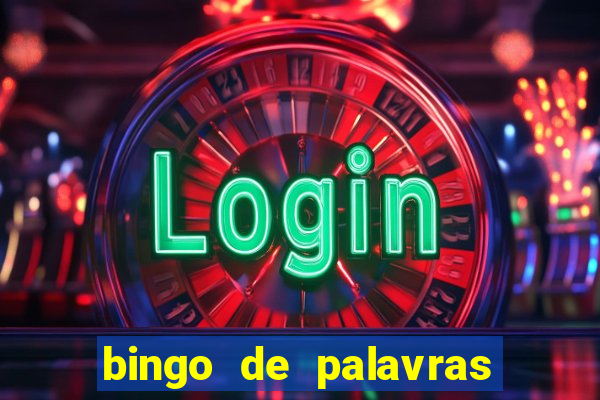 bingo de palavras de natal